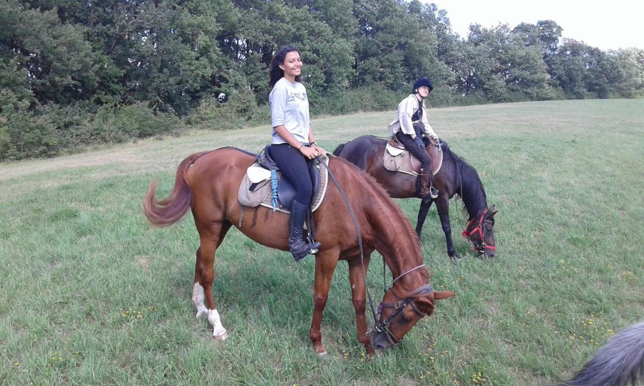 Ferme Equestre Des Abrons Villa Pailloles Buitenkant foto