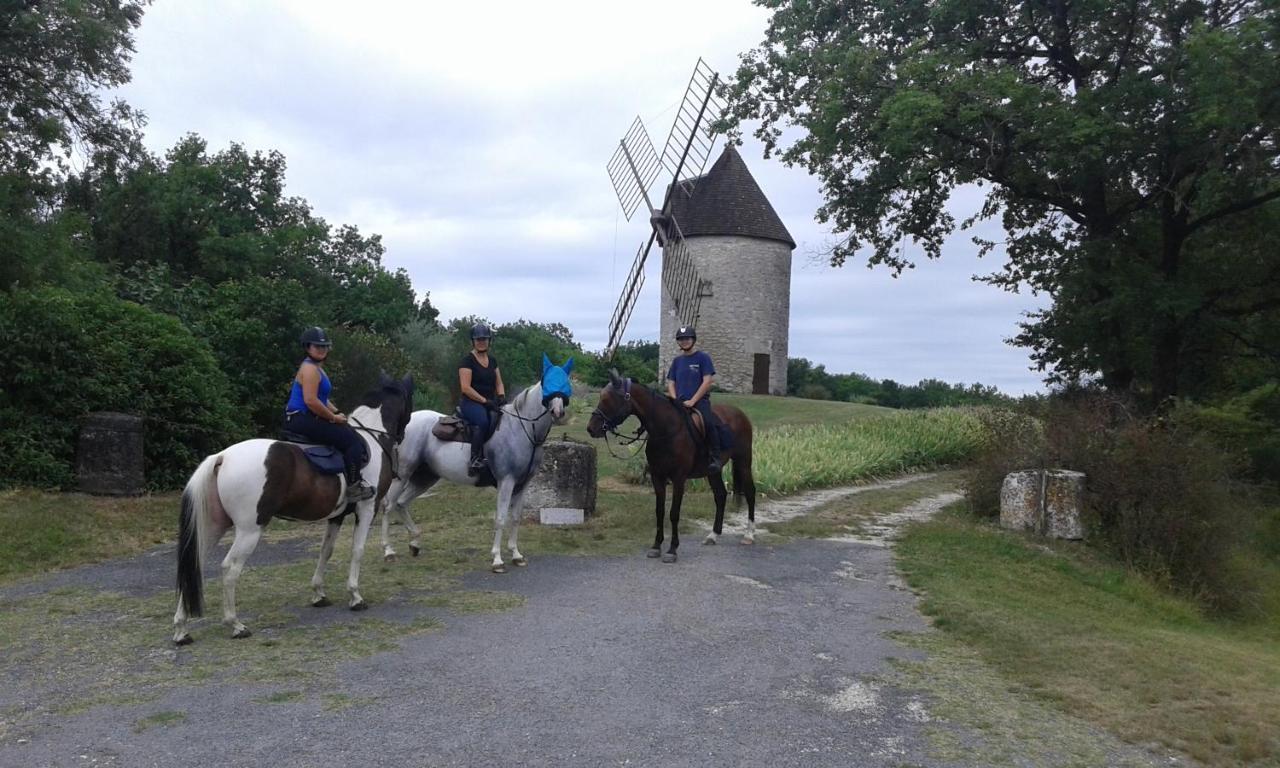 Ferme Equestre Des Abrons Villa Pailloles Buitenkant foto